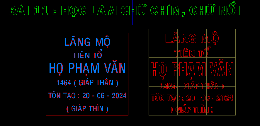 BAI 11 HOC LÀM CHỮ CHÌM, NỔI